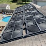 Pool Solar Heater from the Roof