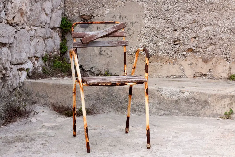 Rusted Patio Chair