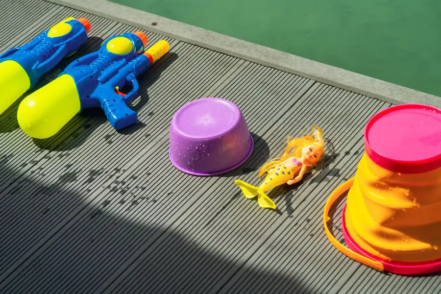 Removing Mold from Pool Toys