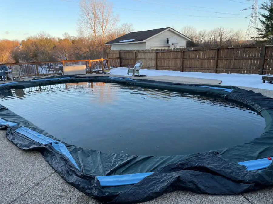 Water Seeping Through Pool Cover
