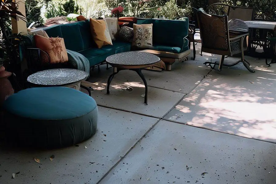 Removing Dust from Patio