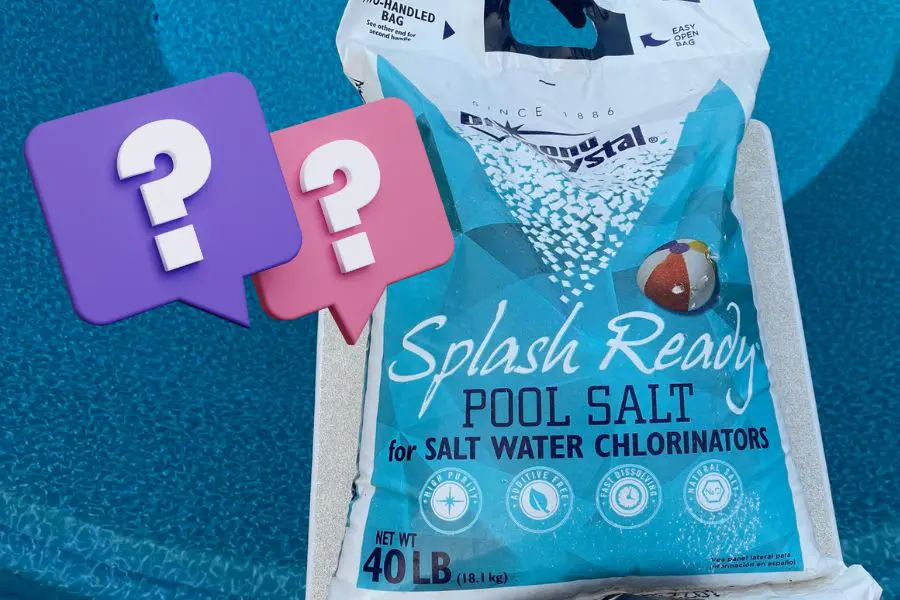 How much salt does pool use each month