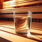 Drinking Water in a Sauna